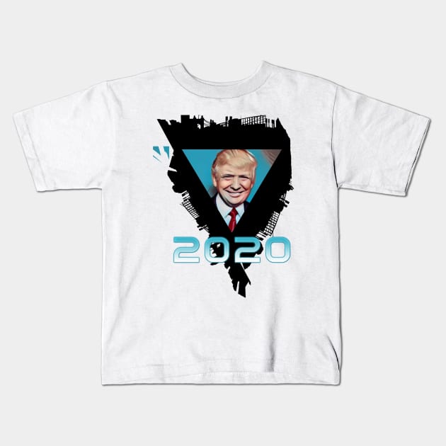 Trump 2020 artistic shirts and designs. Kids T-Shirt by SmartArt